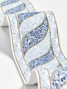 Paisley Embroidered Tape Fountain SCT33400004 by Scalamandre Trim