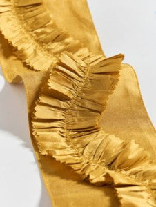Ruffle Tape Golden SCT33410004 by Scalamandre Trim