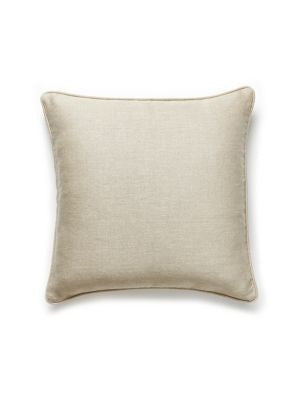 Toscana Linen Pillow 22 X 22 - Flax SCTOSCPILL0004 by Scalamandre Designer Pillows MODERN LUXURY 100% LINEN U.S.A. Horizontal: and Vertical: 0 - Swanky Fabrics -