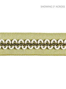 Scalamandre Trim Cecile Gimp Tape Leaf