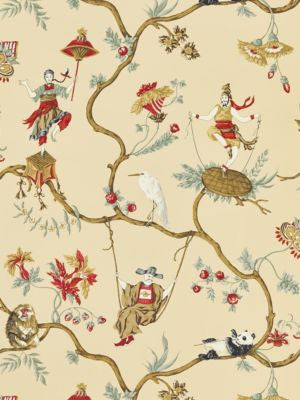 <p>Ming Circus Multi On Tea SCWP816050004 by Scalamandre Wallpaper</p><p><strong>Required Minimum Quantity Purchase: Wallpaper by the Roll</p><p>Book: </p><p>Content: </p><p>Origin: U.S.A.</p><p>Performance: </p><p>Repeat: Horizontal: 31.875" and Vertical: 27"</p><p>Width: 27</p>