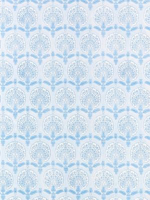 Karanfil Block Print Wallpaper Sky SCWP885600004 by Scalamandre Wallpaper THE METROPOLITAN MUSEUM OF ART INDIA Horizontal: 7.75" and Vertical: 7.125" 21.25 - Fabric Carolina -