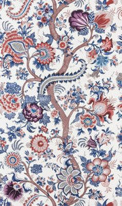 Metropolitan Palampore Red Multi SCWP885610004 by Scalamandre Wallpaper