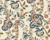 Cumbria Wallcovering Multi On Cream SCWP885890004 by Scalamandre Designer Wallpaper