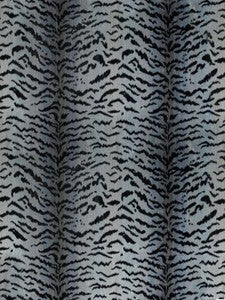 Scalamandre Fabric Tigre Silver & Black