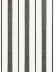 Scalamandre Fabric Sconset Stripe Carbon