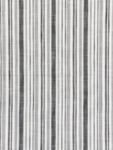Scalamandre Fabric Pembroke Stripe Charcoal