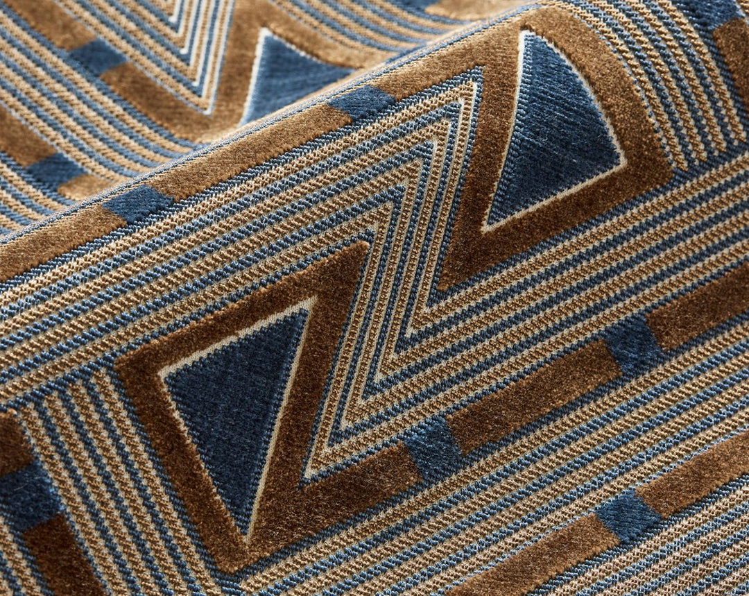 Kasai Velvet Dark Walnut SC273230005 by Scalamandre Designer Fabric
