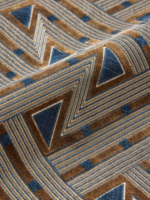 Kasai Velvet Dark Walnut SC273230005 by Scalamandre Fabric THE METROPOLITAN MUSEUM OF ART 72% COTTON 28% VISCOSE INDIA MEDIUM DUTY Horizontal: 13" and Vertical: 6.75" 55 - Fabric Carolina -