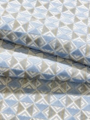 Parlor Velvet Bluebell SC273240005 by Scalamandre Fabric THE METROPOLITAN MUSEUM OF ART 75% COTTON 25% VISCOSE INDIA MEDIUM DUTY Horizontal: 2.2" and Vertical: 2.2" 55 - Fabric Carolina -