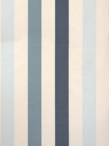 Scalamandre Fabric La Valliere Rayure Blue & Cream