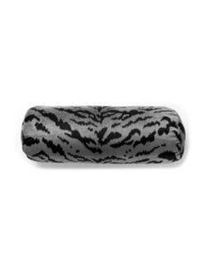 Scalamandre Pillows Tigre Pillow 21 X 7 - Silver & Black