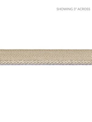 Avenue Cord Linen SCC3150005 by Scalamandre Designer Trim NOVANTA PASSEMENTERIE 16% FIBRANNE 2% ACRYLIC, 38% POLYESTER 26% COTTON 18% RAYON CHINA LIGHT DUTY Horizontal: 0" and Vertical: 0" 0.13 - Swanky Fabrics -