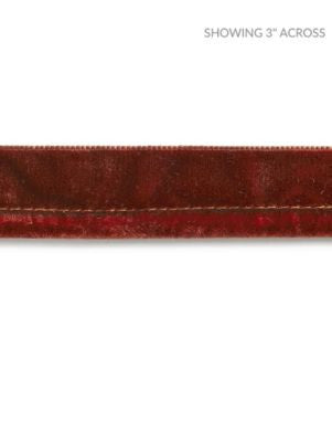 <p>Velvet Rope Cord Henna SCC3160005 by Scalamandre Trim</p><p><strong>Required Minimum Quantity Purchase: Fabrics by the yard 1 YARD MINIMUM </p><p>Book: PACIFICA</p><p>Content: 12% COTTON 6% POLYESTER, 68% POLYAMIDE 14% VISCOSE</p><p>Origin: GERMANY</p><p>Performance: MEDIUM DUTY</p><p>Repeat: Horizontal: 0" and Vertical: 0"</p><p>Width: 0.25</p>