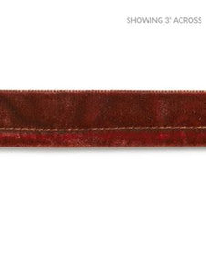 Scalamandre Trim Velvet Rope Cord Henna