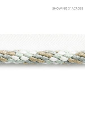 Obi Cord Spa SCC3170005 by Scalamandre Designer Trim PACIFICA 51% COTTON 40% FIBRANNE 9% POLYESTER CHINA MEDIUM DUTY Horizontal: 1.5" and Vertical: 0" 0.5 - Swanky Fabrics -