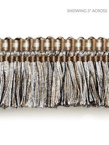 Scalamandre Trim Shimmer Brush Fringe Smoke