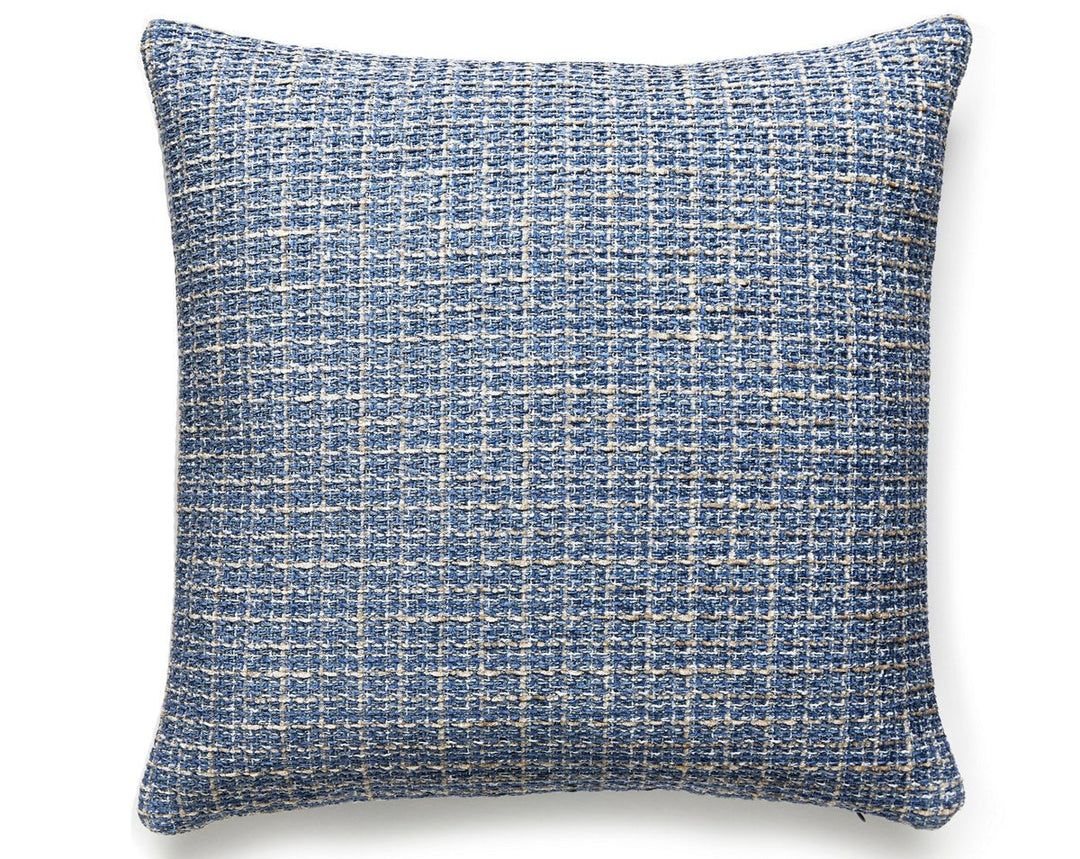 Highland Chenille Pillow 22 X 22 - Blue Mood SCHIGHLPILL0005 by Scalamandre Designer Pillow