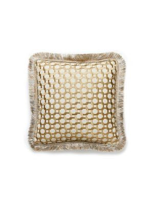 <p>Link Embroidery Pillow 22 X 22 - Bronze SCLINKPILL0005 by Scalamandre Pillows</p><p><strong>Required Minimum Quantity Purchase: Product</p><p>Book: MODERN LUXURY</p><p>Content: 36% POLYESTER 33% COTTON 31% VISCOSE</p><p>Origin: U.S.A.</p><p>Performance: </p><p>Repeat: Horizontal: and Vertical: </p><p>Width: 0</p>