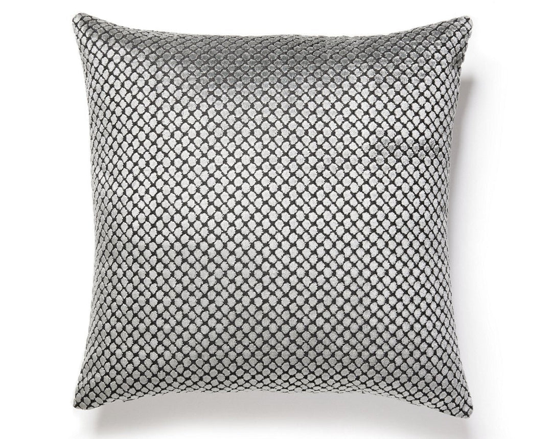 Etosha Velvet Pillow 22 X 22 - Graphite SCSDDK270220005 by Scalamandre Designer Pillow