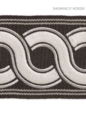 <p>Guilloche Embroidered Tape Charcoal SCT32830005 by Scalamandre Trim</p><p><strong>Required Minimum Quantity Purchase: Fabrics by the yard 1 YARD MINIMUM </p><p>Book: HAMPTONS TRIMMINGS</p><p>Content: 37% ACRYLIC 32% POLYESTER 31% VISCOSE</p><p>Origin: CHINA</p><p>Performance: LIGHT DUTY</p><p>Repeat: Horizontal: and Vertical: </p><p>Width: 2.88</p>