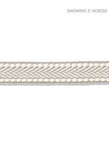 Scalamandre Trim Watermill Gimp Silver Grey