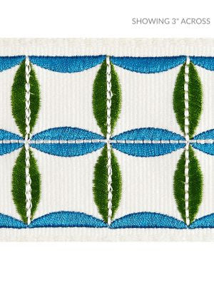 <p>Fiori Embroidered Tape Peacock SCT32880005 by Scalamandre Trim</p><p><strong>Required Minimum Quantity Purchase: Fabrics by the yard 1 YARD MINIMUM </p><p>Book: MERCHANTE</p><p>Content: 66% COTTON 34% VISCOSE</p><p>Origin: INDIA</p><p>Performance: LIGHT DUTY</p><p>Repeat: Horizontal: 2.125" and Vertical: </p><p>Width: 2.88</p>