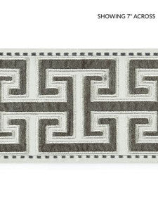 Scalamandre Trim Luxor Velvet Tape Charcoal