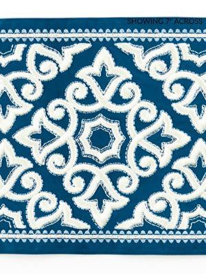 <p>Ornamental Embroidered Tape Porcelain SCT33200005 by Scalamandre Trim</p><p><strong>Required Minimum Quantity Purchase: Fabrics by the yard 1 YARD MINIMUM </p><p>Book: CHINOIS CHIC</p><p>Content: 51% COTTON 22% VISCOSE 27% POLYESTER</p><p>Origin: INDIA</p><p>Performance: LIGHT DUTY</p><p>Repeat: Horizontal: 6.25" and Vertical: </p><p>Width: 7.5</p>
