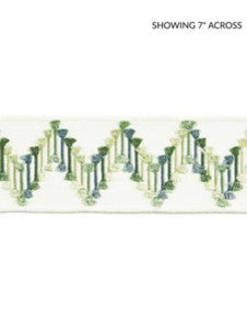 Scalamandre Trim Sayuri Embroidered Tape Forest