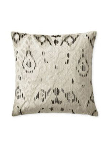 Scalamandre Pillows Tashkent Velvet Pillow 22 X 22 - Smoke
