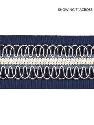 <p>Colette Braided Tape Navy SCV12420005 by Scalamandre Trim</p><p><strong>Required Minimum Quantity Purchase: Fabrics by the yard 1 YARD MINIMUM </p><p>Book: BOTANICA</p><p>Content: 45% FIBRANNE 30% RAYON 15% COTTON, 8% POLYAMIDE 2% POLYESTER</p><p>Origin: CHINA</p><p>Performance: LIGHT DUTY</p><p>Repeat: Horizontal: and Vertical: </p><p>Width: 3.63</p>
