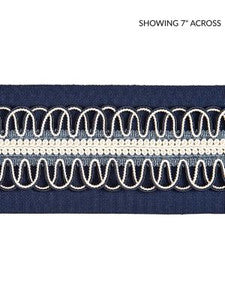 Scalamandre Trim Colette Braided Tape Navy