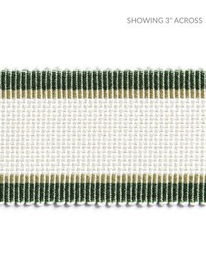 Odeon Shimmer Braid Ivy SCV12490005 by Scalamandre Designer Trim NOVANTA PASSEMENTERIE 96% RAYON 4% POLYESTER INDIA LIGHT DUTY Horizontal: 0" and Vertical: 0" 2 - Swanky Fabrics -
