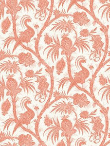 Scalamandre Wallpaper Balinese Peacock Mandarin