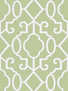 Scalamandre Wallpaper Ming Fretwork Wallpaper Pear