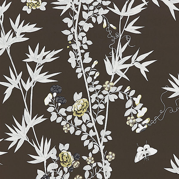 Jardin De Chine/Espresso Sc 0005Wp88375 by Scalamandre
 Wallpaper UNITED KINGDOM Horizontal: 46" and Vertical: 27" 54" - Fabric Carolina -