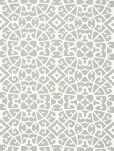Scalamandre Fabric Anshun Lattice Pewter