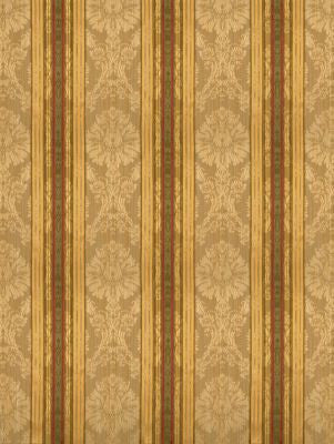 Santa Margarita Multi On Ochre SC261660006 by Scalamandre Designer Fabric 84% COTTON 16% VISCOSE ITALY MEDIUM DUTY Horizontal: 17" and Vertical: 14" 55 - Swanky Fabrics -