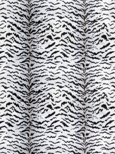 Scalamandre Fabric Tigre Off-White & Black
