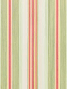 Scalamandre Fabric Simbolo Creams, Berries & Greens