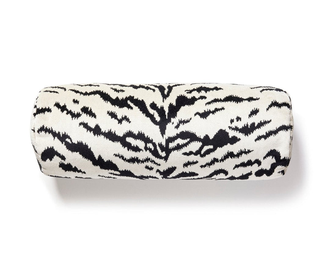 Tigre Pillow 21 X 7 - Off-White & Black SCBTIGRPILL0006 by Scalamandre Designer Pillow