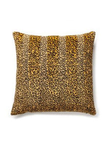 Scalamandre Pillows Corbet Pillow 22 X 22 - Brown
