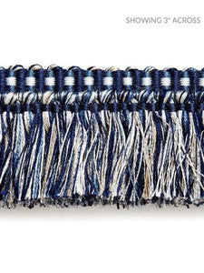 Scalamandre Trim Shimmer Brush Fringe Indigo