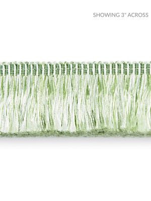 Gripsholm Brush Fringe Pistachio SCFC14970006 by Scalamandre Designer Trim NOVANTA PASSEMENTERIE 52% FIBRANNE 45 % RAYON 3% POLYESTER CHINA LIGHT DUTY Horizontal: 0" and Vertical: 0" 1.5 - Swanky Fabrics -