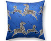 Zebras Petite Pillow 22 X 22 - Denim SCPZEBPILL0006 by Scalamandre Designer Pillow