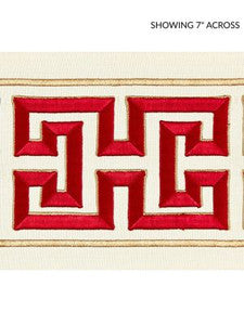 Scalamandre Trim Imperial Embroidered Tape Lacquer