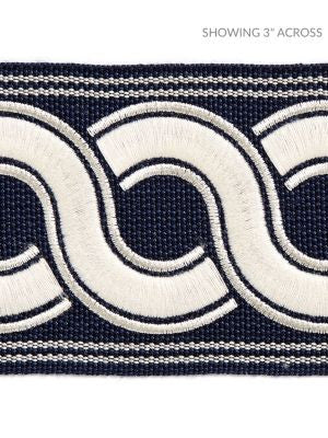 <p>Guilloche Embroidered Tape Indigo SCT32830006 by Scalamandre Trim</p><p><strong>Required Minimum Quantity Purchase: Fabrics by the yard 1 YARD MINIMUM </p><p>Book: HAMPTONS TRIMMINGS</p><p>Content: 37% ACRYLIC 32% POLYESTER 31% VISCOSE</p><p>Origin: CHINA</p><p>Performance: LIGHT DUTY</p><p>Repeat: Horizontal: and Vertical: </p><p>Width: 2.88</p>