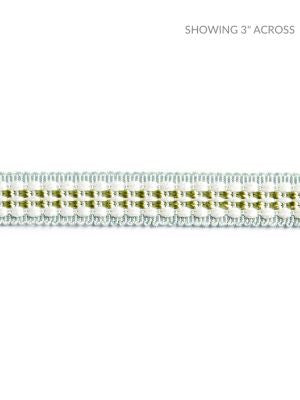 <p>Helena Braid Pistachio SCV12500006 by Scalamandre Trim</p><p><strong>Required Minimum Quantity Purchase: Fabrics by the yard 1 YARD MINIMUM </p><p>Book: NOVANTA PASSEMENTERIE</p><p>Content: 59% RAYON 41% FIBRANNE</p><p>Origin: CHINA</p><p>Performance: LIGHT DUTY</p><p>Repeat: Horizontal: 0" and Vertical: 0"</p><p>Width: 0.63</p>