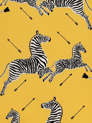 <p>Zebras | Wallpaper Yellow SCWP81388M0006 by Scalamandre Wallpaper</p><p><strong>Required Minimum Quantity Purchase: Wallpaper by the Roll</p><p>Book: ZEBRAS</p><p>Content: </p><p>Origin: U.S.A.</p><p>Performance: </p><p>Repeat: Horizontal: 37.5" and Vertical: 26"</p><p>Width: 26</p>